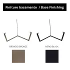 Konferenční stolek z oceli a skla Made in Italy - Aspira Viadurini