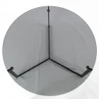 Konferenční stolek z oceli a skla Made in Italy - Aspira Viadurini