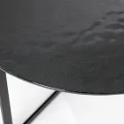 Konferenční stolek z oceli a skla Made in Italy - Aspira Viadurini