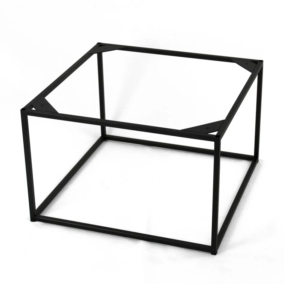 Kameninový a ocelový konferenční stolek Made in Italy - Birba Viadurini