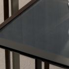 Konferenční stolek z kovu a skla s geometrickým designem - Zigozago Viadurini