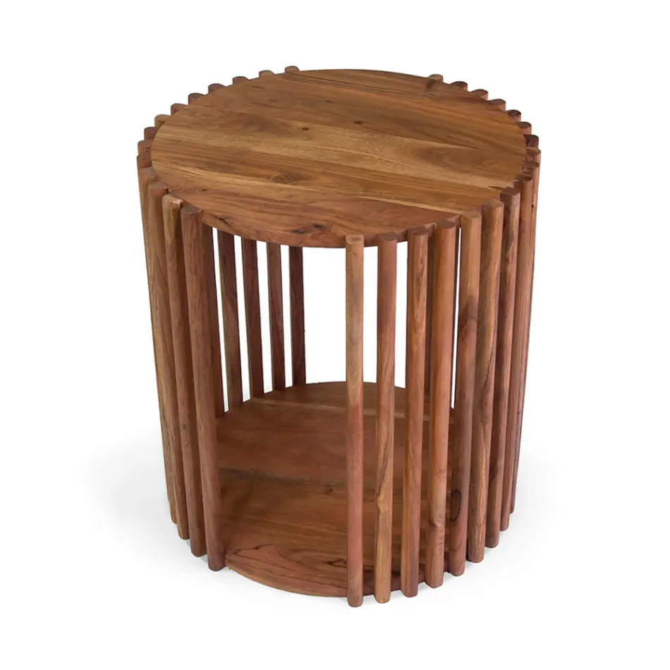 Konferenční stolek z akáciového dřeva - Vortice Viadurini