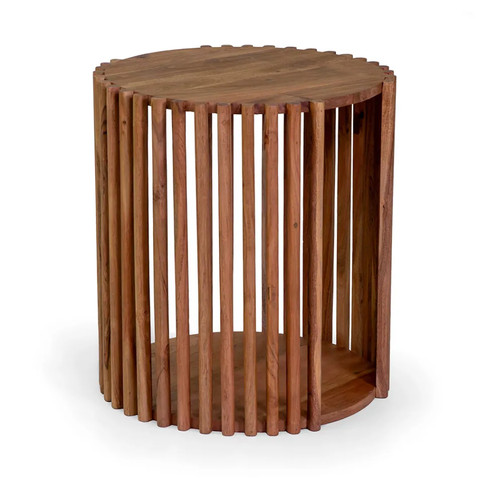 Konferenční stolek z akáciového dřeva - Vortice Viadurini