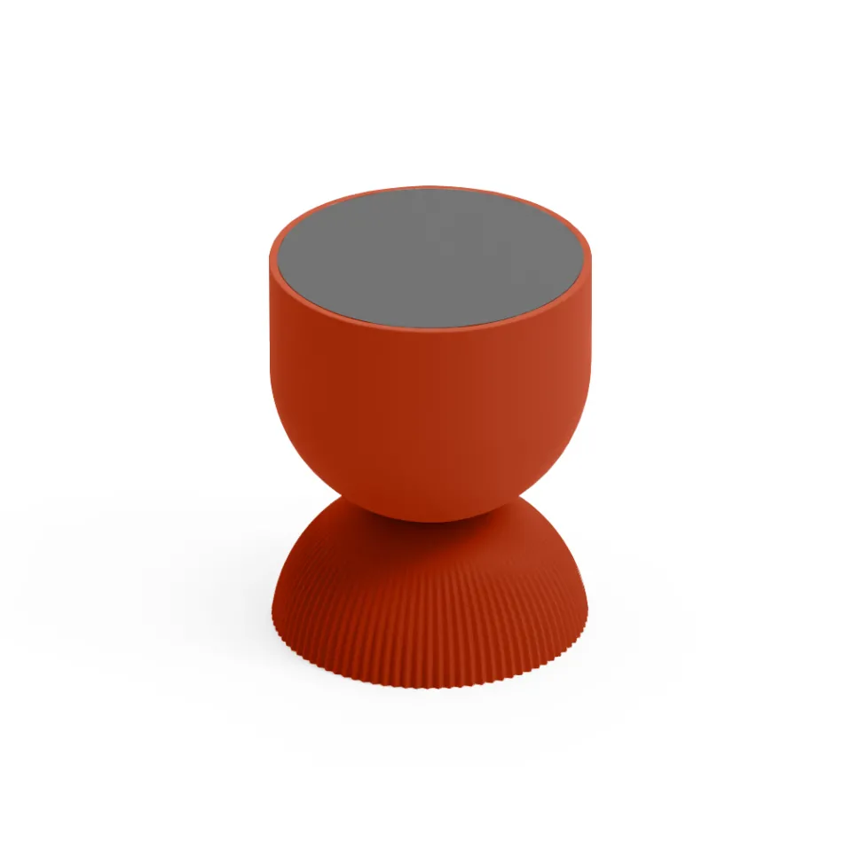 Konferenční stolek do obývacího pokoje vyrobený z polyethylenu různých barev - Loopy Viadurini