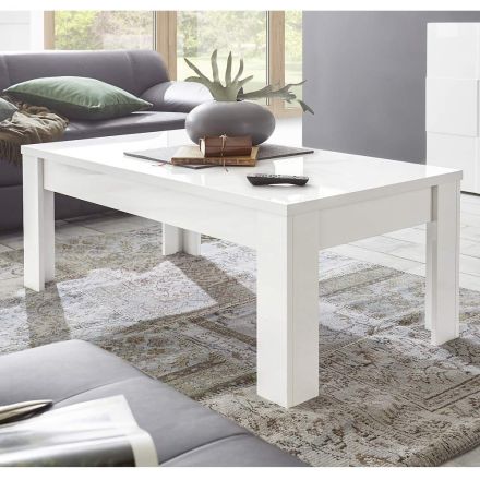 Obdélníkový konferenční stolek do obývacího pokoje v různých povrchových úpravách vyrobený v Itálii - Effe Viadurini