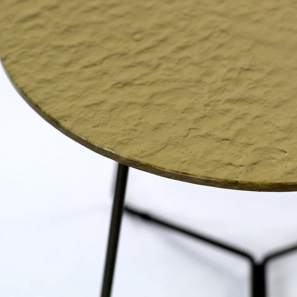 Kulatý konferenční stolek se skleněnou deskou Made in Italy - Paini Viadurini