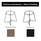 Kulatý konferenční stolek se skleněnou deskou Made in Italy - Paini Viadurini