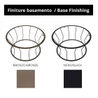 Kulatý konferenční stolek z oceli a kameniny Made in Italy - Alisea Viadurini