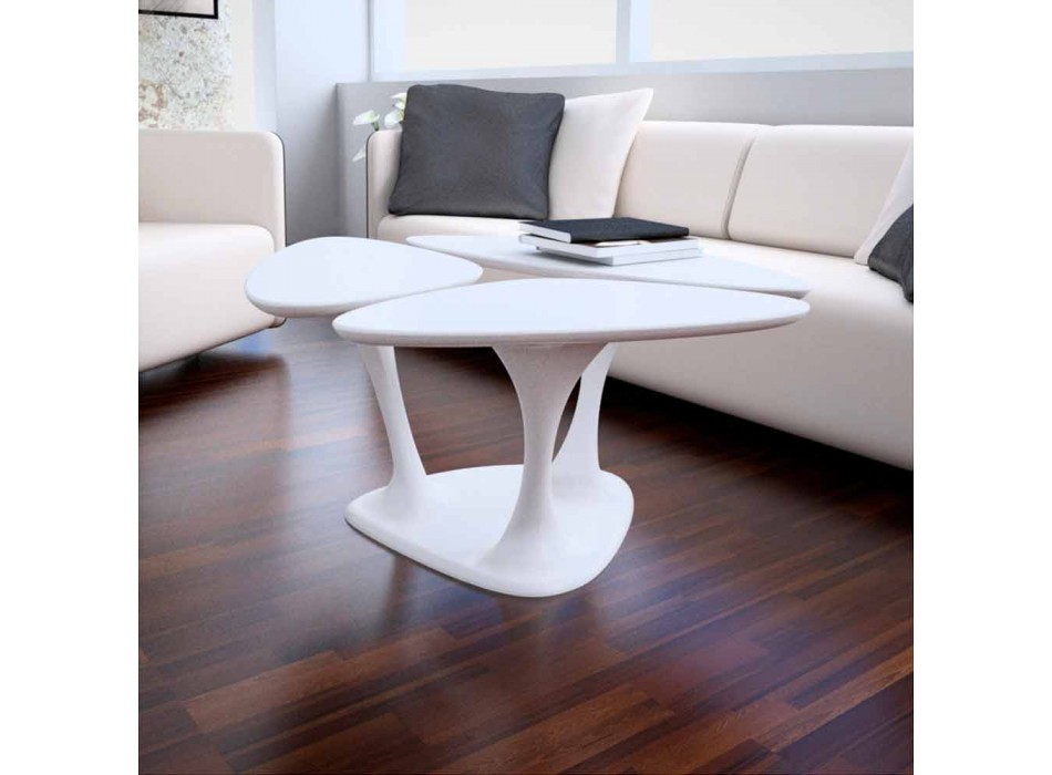 Moderní designový konferenční stolek Amanita vyrobený v Itálii Viadurini