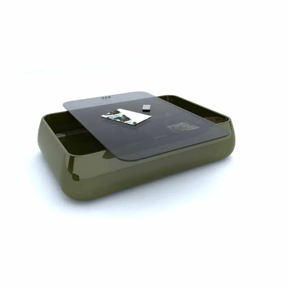 Moderní design konferenční stolek bombardér vyrobený v itálii Viadurini