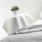 Tabulka moderní design v bílé plexiskla Eight, made in Italy Viadurini