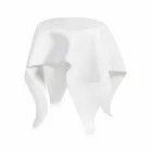 Tabulka moderní design v bílé plexiskla Eight, made in Italy Viadurini