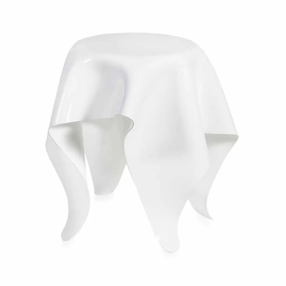 Tabulka moderní design v bílé plexiskla Eight, made in Italy Viadurini