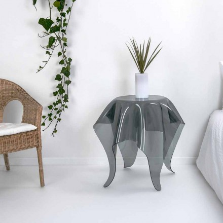 Tabulka moderní design uzeným plexiskla Eight, made in Italy Viadurini