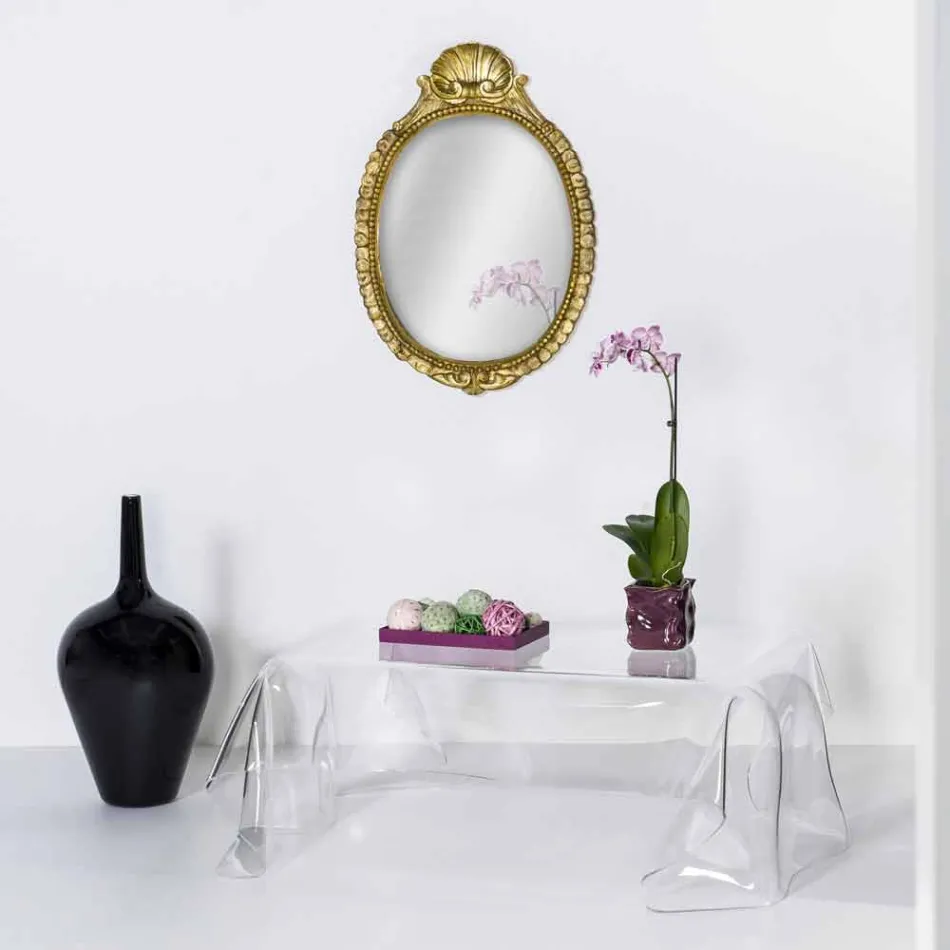 Tabulka moderní designové plexisklo přehodil Asia Viadurini