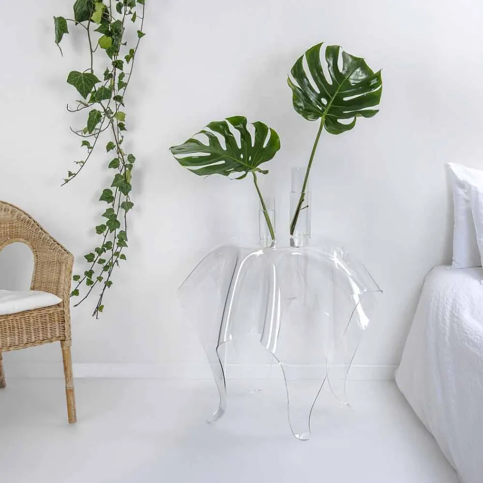 Tabulka moderní design plexisklo Eight, made in Italy Viadurini