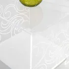 Designový plexisklový konferenční stolek s LED světlem vyrobeným v Itálii, Chiusi Viadurini