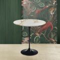 Kulatý konferenční stolek Eero Saarinen H 52 ve zlatém mramoru Calacatta Made in Italy - Scarlet