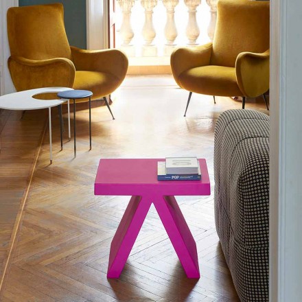 Slide Toy vnitřní barevný geometrický konferenční stolek vyrobený v Itálii Viadurini