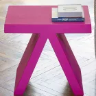 Slide Toy vnitřní barevný geometrický konferenční stolek vyrobený v Itálii Viadurini