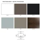 Zahradní konferenční stolek s kulatou deskou z polyetylenu Vyrobeno v Itálii - Tibaldo Viadurini