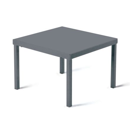 Stohovatelný zahradní konferenční stolek z pozinkované oceli Made in Italy - Aberdeen Viadurini