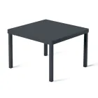 Stohovatelný zahradní konferenční stolek z pozinkované oceli Made in Italy - Aberdeen Viadurini