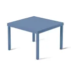 Stohovatelný zahradní konferenční stolek z pozinkované oceli Made in Italy - Aberdeen Viadurini