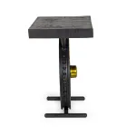 Ručně vyráběný a průmyslový konferenční stolek z oceli a mangového dřeva - Corvino Viadurini