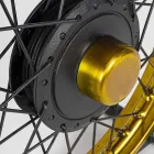 Ručně vyráběný a průmyslový konferenční stolek z oceli a mangového dřeva - Corvino Viadurini