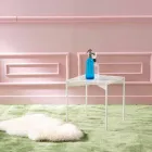 Moderní design náměstí keramický a kovový konferenční stolek - dikobraz Viadurini