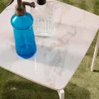 Moderní design náměstí keramický a kovový konferenční stolek - dikobraz Viadurini