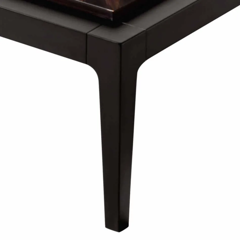 Grilli Zarafa design dřevěný konferenční stolek vyrobený v Itálii Viadurini