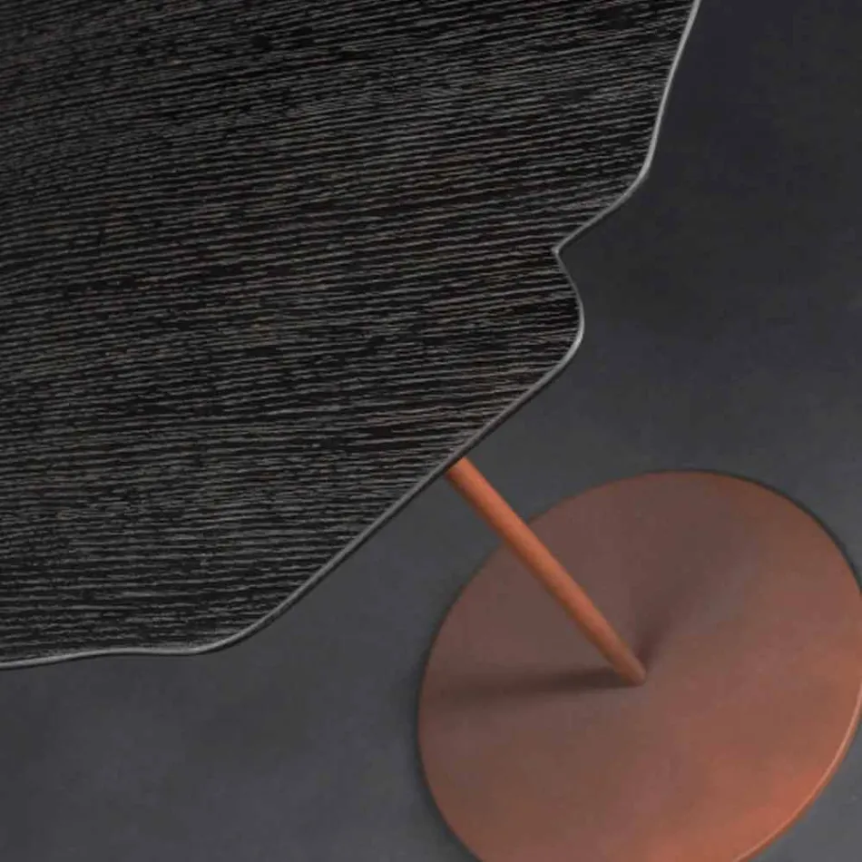 Konferenční stolek v moderním mořený dub moka Andy Viadurini