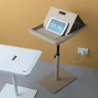 Odkládací stolek pohovky Kov a PVC Nastavitelná výška pro tablet - Tekniko Viadurini