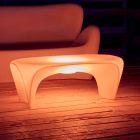 Světelný konferenční stolek RGB pro venkovní nebo vnitřní design z plastu - Lily od Myyour Viadurini