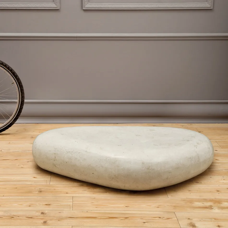 Moderní konferenční stolek ve tvaru fosilního kamene - Beth Viadurini