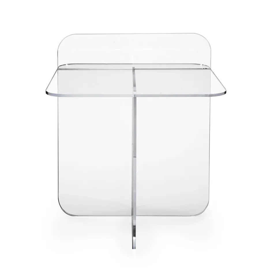 Moderní konferenční stolek do obývacího pokoje z plexiskla Made in Italy - Ariel Viadurini