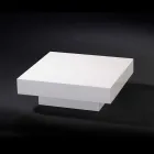 Současná dřevěný stůl pokrytý methakrylátového Loft cadeau Viadurini