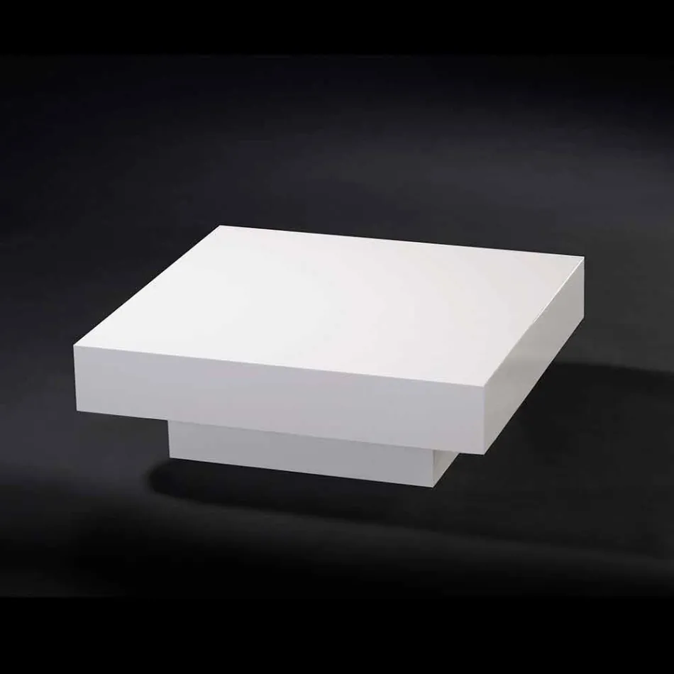 Současná dřevěný stůl pokrytý methakrylátového Loft cadeau Viadurini