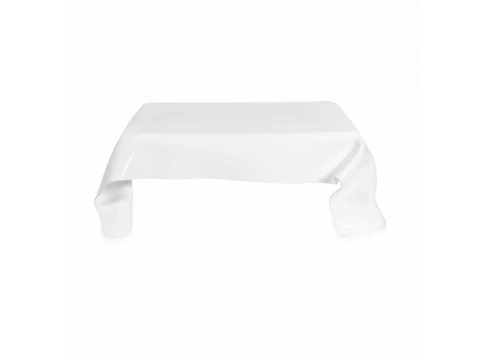 Moderní stolní zahalená v bílém plexiskla Asii, made in Italy Viadurini
