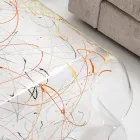 Moderní stůl vyrobený z vícebarevné plexisklo vyrobené v Itálii, Asii Viadurini