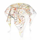 Moderní vícebarevné plexisklo konferenční stolek vyrobený v Itálii, Otto Viadurini