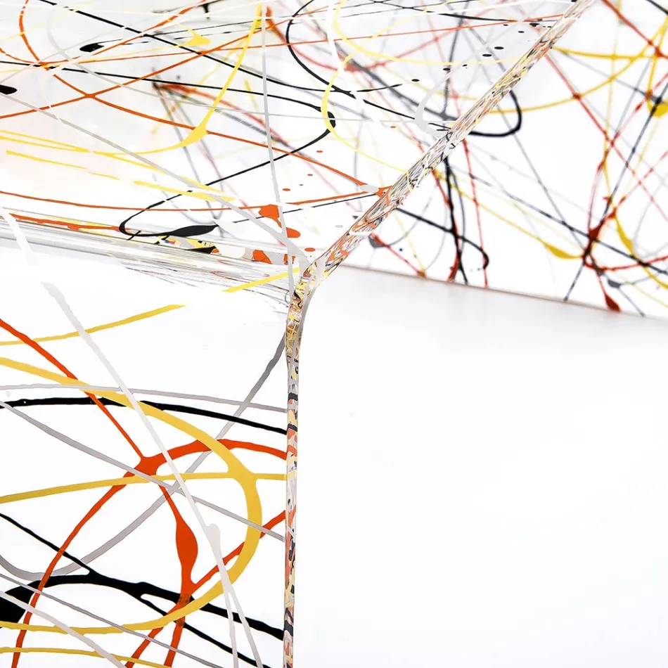 Moderní konferenční stolek z plexiskla Made in Italy - Vichy Viadurini