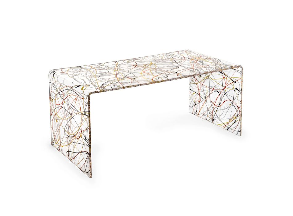 Moderní konferenční stolek z plexiskla Made in Italy - Vichy Viadurini