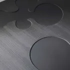 Moderní konferenční stolek vyrobený z lakované modřínového Giglio Viadurini