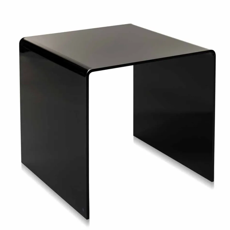 Moderní design Black tabulka 50x50cm Big Terry, made in Italy Viadurini