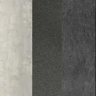 Oválný kovový konferenční stolek do obývacího pokoje a dvoubarevná keramická deska - Comacchio Viadurini