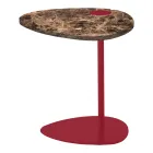 Konferenční stolek do obývacího pokoje z kovu a mramoru Marquinia, luxusní design - Yassine Viadurini