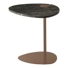 Konferenční stolek do obývacího pokoje z kovu a mramoru Marquinia, luxusní design - Yassine Viadurini